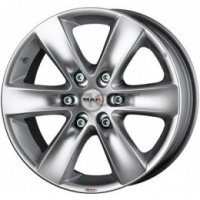 Диск колеса MAK Sierra 7x16 6*139,7 ET50 D93,1 Hyper Silver
