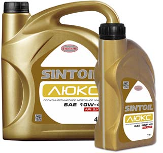 Масло моторное Sintoil Люкс SAE 10W-40 SJ/CF п/с. (4л)