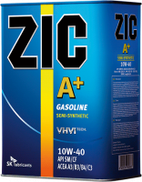 Масло моторное Zic A+ Gasoline SAE 10w-40 SM/CF п/с. (4л) УЦЕНКА