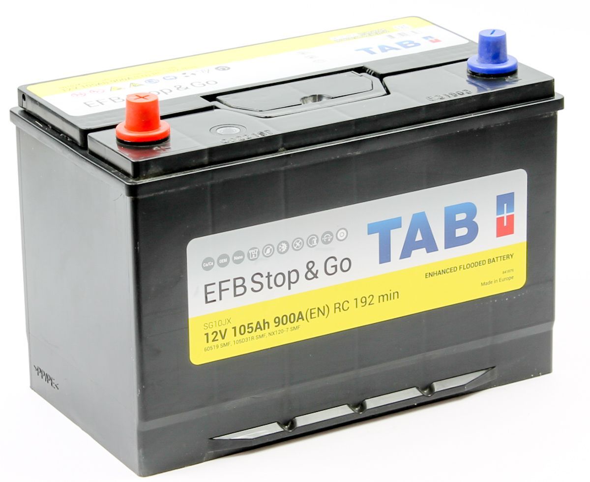 АКБ TAB 6ст-105 пр. Jeep EFB STOP&GO