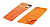 AIRLINE (АВ-A-02) Салфетка из микрофибры (оранжевая) 35х40 см