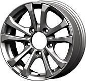 Диск колеса СКАД "Тундра" 6,5x16 5*139,7 ET40 D98,5 artic grey