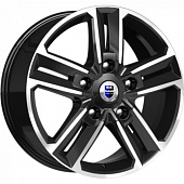 8x18/5x114,3 ET45 D67,1 Backfire (КС763M) Алмаз черный