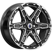 8x18/6x139,7 ET25 D106,1 Дистрикт (КС1159) Алмаз черный
