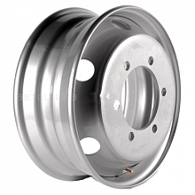 Диск колеса Asterro "6/222,25/164/115" 6,75x17,5/6x222,25 ET115 D164 B19DS44,4 Silver (1714) Азия (HD72,78, HINO, ISUZU)