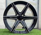 Диск колеса Shogun S6 D6093 8,0x17 4*100 ET35 D73,1 Gloss Black Milling