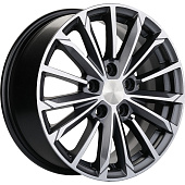 Диск колеса Carwel "Тевриз 1611" 6,5x16 5*114,3 ET45 D54,1 AGR (Geely Coolray)