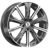 Диск колеса СКАД "KP013" 7,0x19 5*114,3 ET40 D66,6 Diamond Gloss Graphite (CX-5)