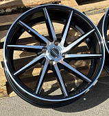 Диск колеса Vossen CVT 7256 7,5x17 5*100 ET35 D73,1 Black Face