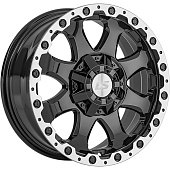 8x17/6x139,7 ET36 D100,1 1375 BKL (конус, Колпак+лого)
